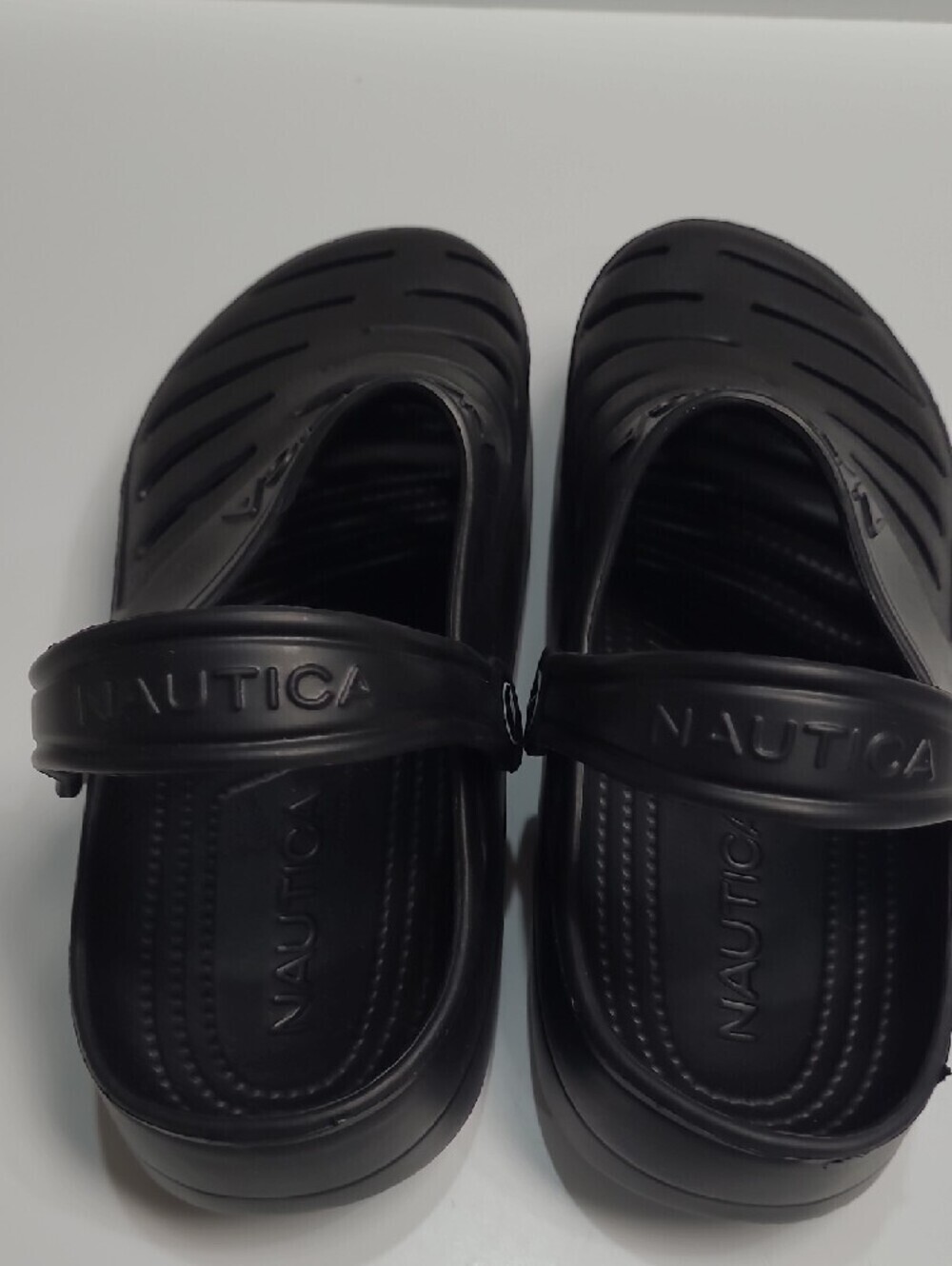 Nautica River Edge Unisex Black Ventilated Water Clogs - Size 10-Women 8-Men - Picture 11 of 14
